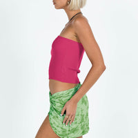 Summer Nights Mini Skirt Green