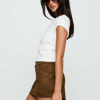 Rhodeo Mini Skirt Brown
