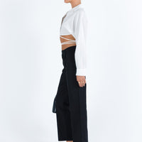 Titius Pants Solid Black