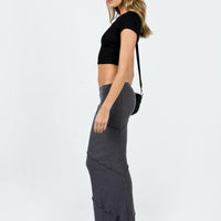 Oscar Maxi Skirt Grey