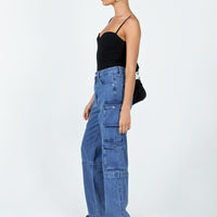 Darla Cargo Denim Jeans