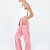 Regina Mom Denim Jean Pink