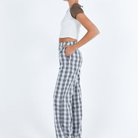 Archer Pants Grey Plaid
