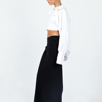Jodie Maxi Skirt Black Petite