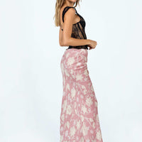 Bettina Floral Maxi Skirt Pink Multi
