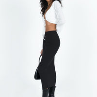 Hatcha Midi Skirt Black