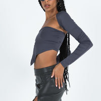 Lolita Faux Leather Mini Skirt Black