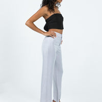 Croft Pants Silver Glitter