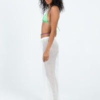 Darcie Knit Pants White
