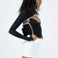 Coco Mini Skirt White