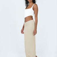 Elidy Maxi Skirt Beige