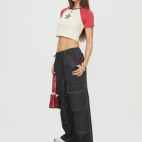 Soria Cargo Pants Black