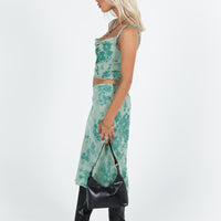 Devore Midi Skirt Multi