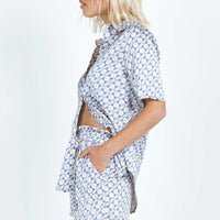 Gilda Shorts Blues Geo