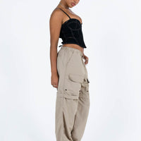 Stefanni Cargo Pants Beige