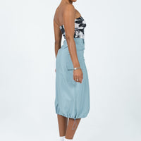 Tinba Midi Skirt Blue