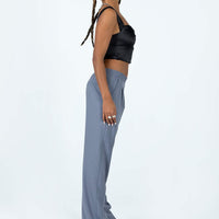 Agyness Pant Slate Pinstripe