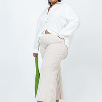 Augustus Pants Cream Curve