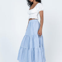 Hale Midi Skirt Blue