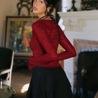 Yeva Pleat Mini Skirt Black