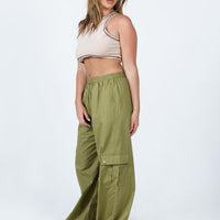 Lista Elastic Pocket Pants Green