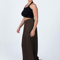 Baldwin Maxi Skirt Brown