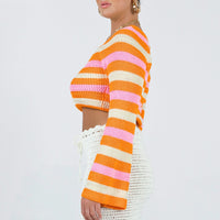 Mirrabook Crochet Mini Skirt White
