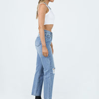 Calisto Straight Leg Jean Light Wash Denim