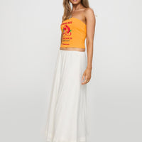 Empress Of Love Maxi Skirt White