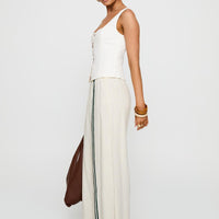 Telling Lies Pants White / Green