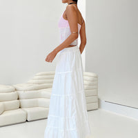 Garden Party Maxi Skirt White