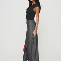 Cubeb Maxi Skirt Grey