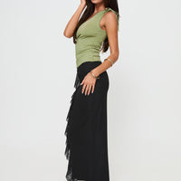 Fleming Maxi Skirt Black