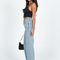 Hasmyn Straight Leg Jeans Light Wash Denim