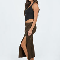 Erika Midi Skirt Brown