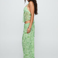 Finesse Pants Green Floral