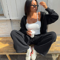 All Day Straight Leg Sweatpants Washed Black