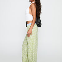 Neevie Wide Leg Pants Green