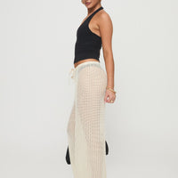 Darcie Knit Pants Beige