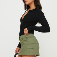 Jameson Mini Skirt Green