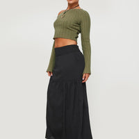 Dion Maxi Skirt Black
