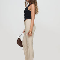 Kinkirk Flared Pants Taupe Tall