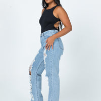 Nugal Ripped Denim Jeans