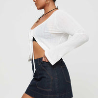 Hughes Mini Skirt Dark Wash Denim