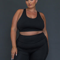 Conquer Activewear Shorts Black Curve