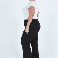 Allen Ribbed Pants Black Curve