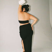 Abigail Midi Skirt Black Curve