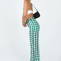 Euros Pants Green Tartan