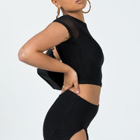 Bold Move Mini Skirt Black