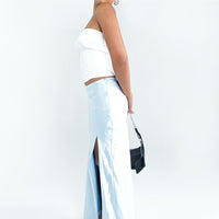 Don't Belong Maxi Skirt Blue